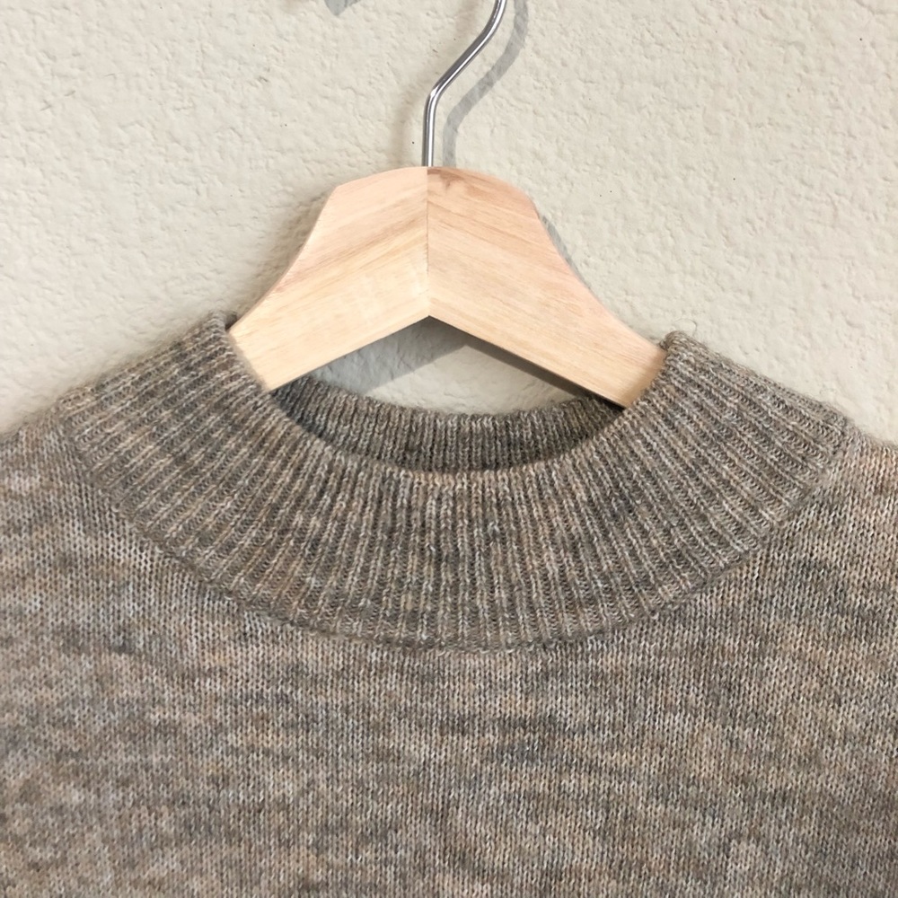 thigh length knit sweater